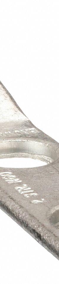 Compression Lug: For 2 AWG, Stranded Wire, 3/8 in Stud Size, Std, Copper Barrel (MPN YA2CL2TC38). Key specifications — Inspection Hole: Yes; For Wire Type: Stranded; For Wire Sizes: 2 AWG; Brand: BURNDY; Manufacturer Part Number: YA2CL2TC38.