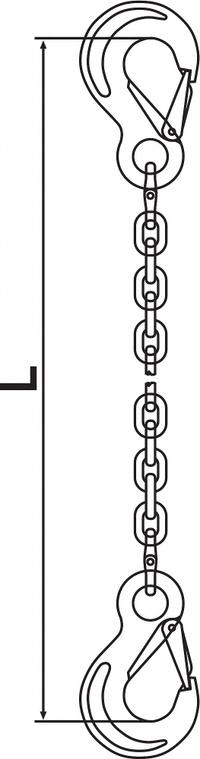 PEWAG Chain Sling: 9/32 in Chain Trade Size, 120 Chain Grade, Sling Hook, Steel, Fixed (MPN 7G120SSS/5). Key specifications — attr994018: Sling Hook; attr994034: PEWAG.