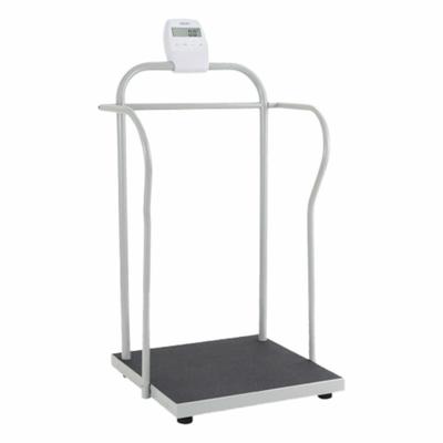 DORAN Handrail Scale: Digital, kg/lb, 24 in Weighing Surface Wd - Handrail Scales