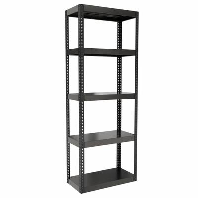 HALLOWELL Boltless Shelving: Standalone, Extra-Heavy-Duty, 36 in x 18 in, 96 in Overall Ht - Extra-Heavy-Duty Solid Steel Decking Boltless Shelving