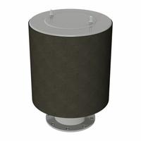 SOLBERG Intake Exposed Filter: 10 in Flange Inlet Size, 3,300 scfm, 31 in Overall Ht, Paper (MPN FT-484P-1000F). Key specifications — attr60071: FT-484P-1000F; attr60074: SOLBERG.