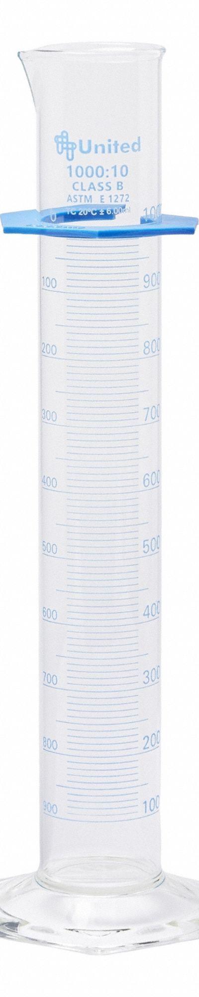 UNITED SCIENTIFIC SUPPLIES INC Graduated Cylinder: 1 L - Class B Glass Graduated Cylinders