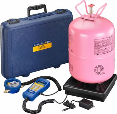 YELLOW JACKET Charging Scale Kit: 110 lb Max, Wired Handset Display - Electronic Refrigerant Scale Kits