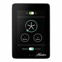 Speed Control: Touch Screen, 48V DC, Steel Plate, Black Plate, 0.08 A, Black Steel (MPN 74212). Key specifications — Switch Design: Touch Screen; Brand: HUNTER; Reversible: Reversible; Input Voltage: 48V DC; Compatible with Series: XP; Plate Material: Steel.