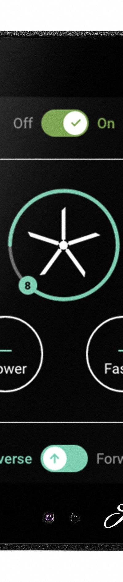 HUNTER Speed Control: Touch Screen - Touch-Screen Speed Controls