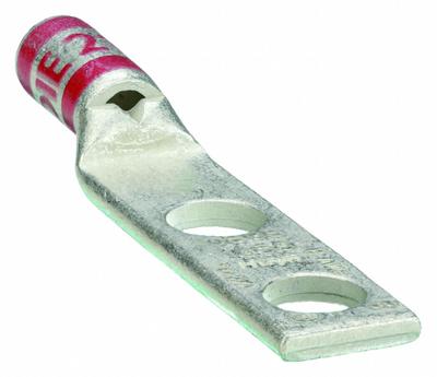 APPROVED VENDOR Compression Lug: For 8 AWG, Stranded Wire, 3/8 in Stud Size, Std - Two-Hole Compression Lugs