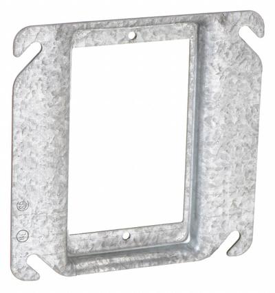 RACO Plaster Ring: Raised, 1/2 in Raised Ht, Steel, 4 in Overall Lg - Plaster Rings
