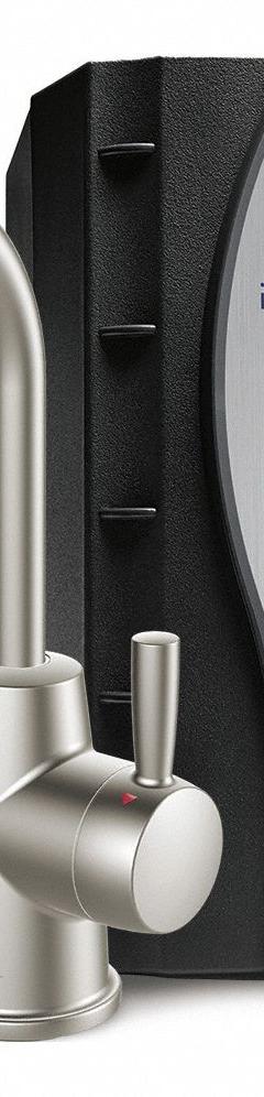 IN-SINK-ERATOR Hot Water Dispenser: Tube, 6 1/8 in Dispenser Dp, 10 7/8 in Dispenser Ht (MPN H-250SN-SS). Key specifications — Includes: Hot Water Tank; Inlet Connection Type: Tube; Faucet Finish: Satin Nickel; Brand: IN-SINK-ERATOR.