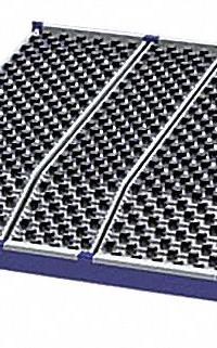 UNEX ROLLER RACK Gravity Flow Shelf: Tilt, 48 in x 72 in x 2 5/8 in, 3,000 lb Shelf Capacity, Steel (MPN RR99K2W4X6-L). Key specifications — Shelf Angle: Tilt; Finish: Powder Coated; Material: Steel; Brand: UNEX ROLLER RACK.