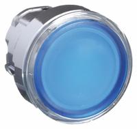 SCHNEIDER Flush Push Button: Blue, 22 mm Mounting Size, Metallic, Momentary (MPN ZB4BW363). Key specifications — Brand: SCHNEIDER; Action: Momentary; Series: XB4; Push Button Material Type: Metallic.
