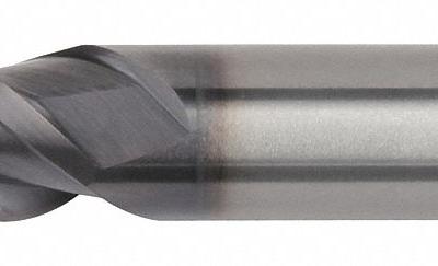 WIDIA HANITA Square End Mill: Carbide, AlTiN Coated, 3 Flute, 20 mm Mill Dia, 38 mm LOC - Carbide Square End Mills for Steel & Cast Iron