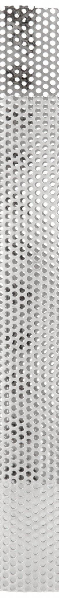 MUELLER STEAM SPECIALTY Strainer Screen: Perforated, 0.045 in Screen Size, Non-Asbestos, 7.25 in Lg (MPN 4 758 N replacement screen). Key specifications — Brand: MUELLER STEAM SPECIALTY; Seal Material: Non-Asbestos; Manufacturer Part Number: 4 758 N replacement screen; Screen Material: 304 Stainless Steel.