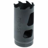 MORSE Hole Saw: 1 1/4 in Saw Dia., 2/3 Teeth per Inch, 1 15/16 in Max. Cutting Dp, Carbide Tipped (MPN MHSTK20). Key specifications — attr1098070: 2/3; attr1098087: MORSE; attr1098073: 5/8"-18.
