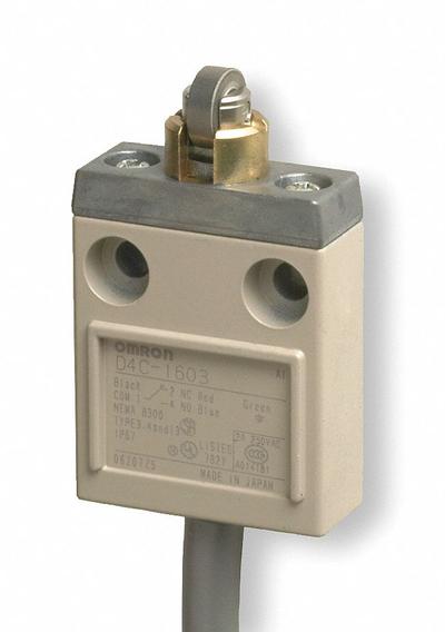 OMRON Cross Roller Plunger Limit Switch: Cross Roller Plunger, Metallic, Momentary - Top-Mount Roller-Plunger Limit Switches
