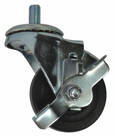 APPROVED VENDOR Caster: Shelving Units, Swivel, 3 in Caster Wheel Dia - Caster Kits for Wire Shelving
