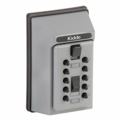 KIDDE Lock Box: Mechanical Combo Lock, 5 Key Capacity, 4 1/8 in Outside Ht - Over-the-Door Lockboxes