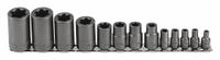 SK PROFESSIONAL TOOLS Socket Set: 1/4 in, 3/8 in, 1/2 in Drive, 13 Piece, 6-Point, SAE, E4 to E24 (MPN 19861). Key specifications — attr1224269: 1/4 in, 3/8 in, 1/2 in; attr1204650: E4 to E24; attr1204673: Socket Bits Not Included; attr1204688: SK PROFESSIONAL TOOLS; attr1224230: Friction; attr1206170: Standard Sockets.