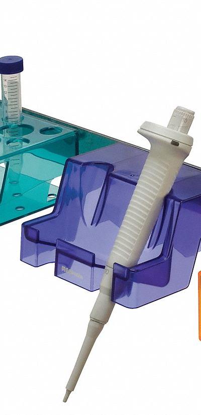 HEATHROW SCIENTIFIC Tube Rack: 5 1/2 in Overall Wd - Lab Storage Racks
