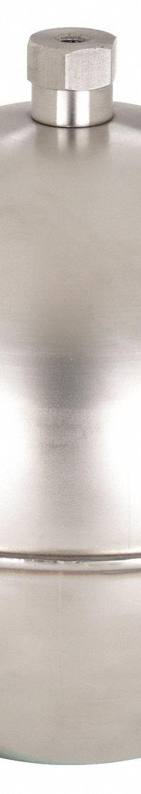 NAUGATUCK Float Ball: Float Ball, 1/4"-20 Machine Thread, 1/4"-20 Thread Size, Machine Thread (MPN GR60S418HA). Key specifications — Connection Location: External; Brand: NAUGATUCK.