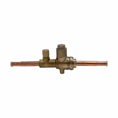 RANCO Ball Valves: 50.6 Cv, 1 1/8 in Female Sweat, Access Port, No Relief Port - Sweat Connection Refrigeration Ball Valves