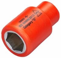 ITL Insulated Socket: 1/4 in Drive Size, 14 mm/35/64 in Socket Size, 1 5/8 in Overall Lg, 6-Point (MPN 07220). Key specifications — attr1204321: Not Tether Capable; attr1204320: Chrome; attr1204316: ITL.