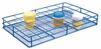 Tube Rack: Wire, Blue, (24) Wells, 24 Compartments, Benchtop (MPN 120091). Key specifications — Material: Wire; Mounting Location: Benchtop; Color: Blue; Product Type: Test Tube Rack; Total Holding Capacity: (24) Wells; Brand: HEATHROW SCIENTIFIC.
