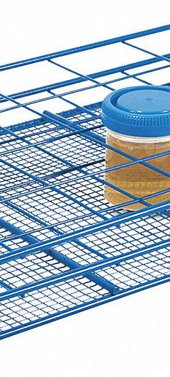 Tube Rack: Wire, Blue, (24) Wells, 24 Compartments, Benchtop (MPN 120091). Key specifications — Material: Wire; Mounting Location: Benchtop; Color: Blue; Product Type: Test Tube Rack; Total Holding Capacity: (24) Wells; Brand: HEATHROW SCIENTIFIC.