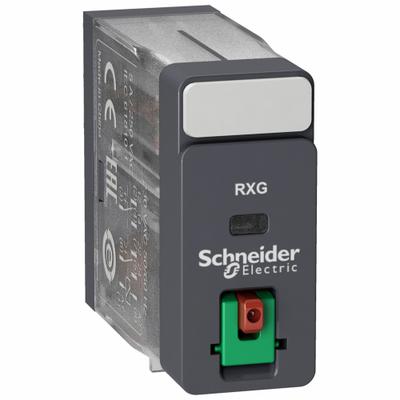 SCHNEIDER Relay: Socket Mounted, 5 A Current Rating, 48V AC, DPDT, 8 Pins/Terminals - Socket-Mounted Relays