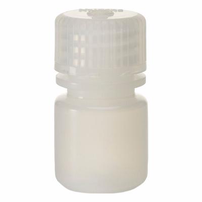 NALGENE Diagnostic Bottle: LDPE, 0.25 fl oz, 8 mL, Natural, 20 mm Screw Closure Size - LDPE Narrow Mouth Round Lab Bottles