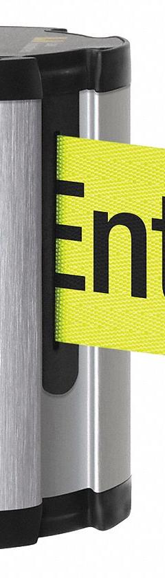 LAVI Retractable Belt Barrier: Magnet, 10 ft Belt Lg, Caution Messaging, Yellow (MPN 50-3010MG/SA/FY/S6). Key specifications — attr981520: Black; attr981527: Silver; attr193646: LAVI; attr981511: Yellow.
