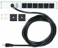 APPROVED VENDOR Outlet Strip: 6 Outlets, 15 ft Cord Lg, 15 A Current, Not UL Rated for Healthcare (MPN 52NY30). Key specifications — Brand: APPROVED VENDOR; Mounting Style: Clip.