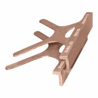 PALMGREN Jaw Cap Set: Copper, For 4 in Vise Jaw Wd, Pr, For Permanent or Temporary Workholding (MPN 9629759). Key specifications — attr865132: Pair; attr865131: For Permanent or Temporary Workholding; attr663946: PALMGREN; attr923123: Copper.