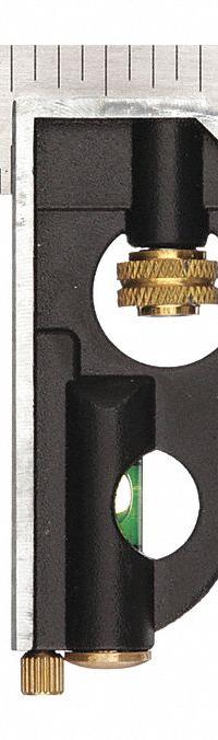 WESTWARD Combination Square: Inch, Square, Steel, 6 in, 6 in Blade Lg, Steel, 1/32 in, Zinc, Square (MPN 4MRX3). Key specifications — attr936159: 1/32 in; attr936166: Zinc; attr934771: WESTWARD; attr969017: Square.