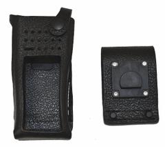MOTOROLA Case with Swivel Belt Loop: Fits Motorola, Black, Hard Leather, Belt Loop/Cases, Leather (MPN PMLN5842A). Key specifications — Material: Hard Leather; Compatible Radio Brand: Motorola; Manufacturer Part Number: PMLN5842A; Compatible Radio Series: XPR 7000e; Product Type: Case with Swivel Belt Loop; Color: Black; Brand: MOTOROLA; Compatible Radio Manufacturer Model Number: XPR 7550 with Full Keypad.