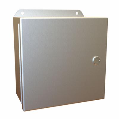 HAMMOND Electrical Enclosure: Aluminum, 8 in x 8 in x 4 in, NEMA 12/13/3R/4/4X - Aluminum Enclosures