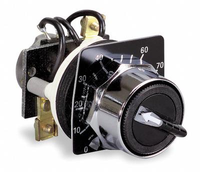 SCHNEIDER Potentiometer: 30 mm Panel Mounting Size - Potentiometers with Dial Plates & Operators