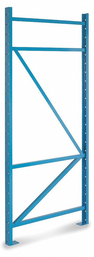 STEEL KING Upright Frame: Bolted - Steel King Heavy-Duty Bolted Pallet Rack Uprights
