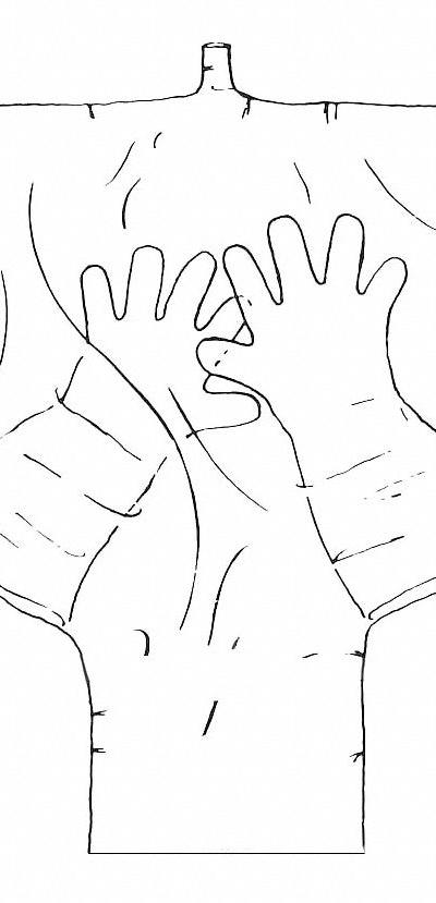 GLAS-COL Glove Bag: 17 in Overall Lg - Glove Bags
