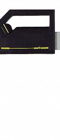 SUMNER Mul-T-Square: 23 1/2 in x 9 in, Anti-Rust, Unfinished, Aluminum, Printed Graduation Mark, SAE (MPN 790000). Key specifications — attr936133: Printed; attr936134: 1/8 in; attr934763: SUMNER; attr984589: Inch; attr984960: Aluminum.