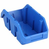 QUANTUM STORAGE SYSTEMS Cross-Stacking Bin: 6 5/8 in x 12 1/2 in x 5 in, Blue, Label Holder Included (MPN QP1265BL). Key specifications — Electrostatic Discharge: Not Electrostatic Discharge Conductive; Brand: QUANTUM STORAGE SYSTEMS; % Recycled Content: 0%.