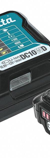 MAKITA Battery and Charger Kit: CXT®, 2 Ah, Battery Included, Charger Included, Tabbed, 12V DC (MPN BL1021BDC1)