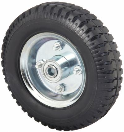 APPROVED VENDOR Solid Wheel: 6 in Wheel Dia., 2 in Wheel Wd, Rubber, 250 lb Load Capacity - Flat-Free Solid Rubber Wheels