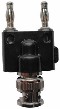 APPROVED VENDOR BNC Adapter: Double Banana Jack, Banana Jack Adapters, Straight Plug Adapter, Copper (MPN 5TXE1). Key specifications — Brand: APPROVED VENDOR.