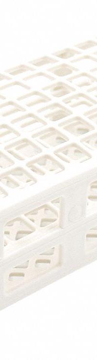 Tube Rack: Polypropylene, White, (90) Wells, 90 Compartments, Benchtop (MPN HS243073W). Key specifications — Material: Polypropylene; Mounting Location: Benchtop; Color: White; Product Type: Test Tube Rack; Total Holding Capacity: (90) Wells; Brand: HEATHROW SCIENTIFIC.