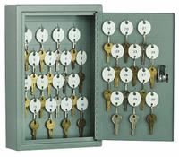 Key Cabinet: 30 Key Capacity, Steel, Gray, 12 1/4 in Ht, 8 in Wd, 2 5/8 in Dp, Wall Mount (MPN 7125-01-151-5435). Key specifications — Brand: ABILITY ONE; Finish: Enamel; Includes Key Tags: Includes Key Tags; Includes Mounting Hardware: Mounting Hardware Included; Color: Gray; Mounting Location: Wall; Material: Steel.