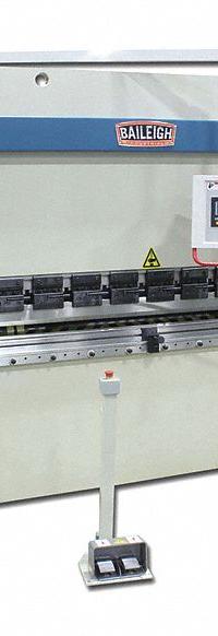 BAILEIGH INDUSTRIAL Sheet Metal Brake: Press Brake, Corded, Electric, Foot Pedal, 220V AC, 230V AC (MPN BP-7098CNC). Key specifications — attr76311: BAILEIGH INDUSTRIAL.