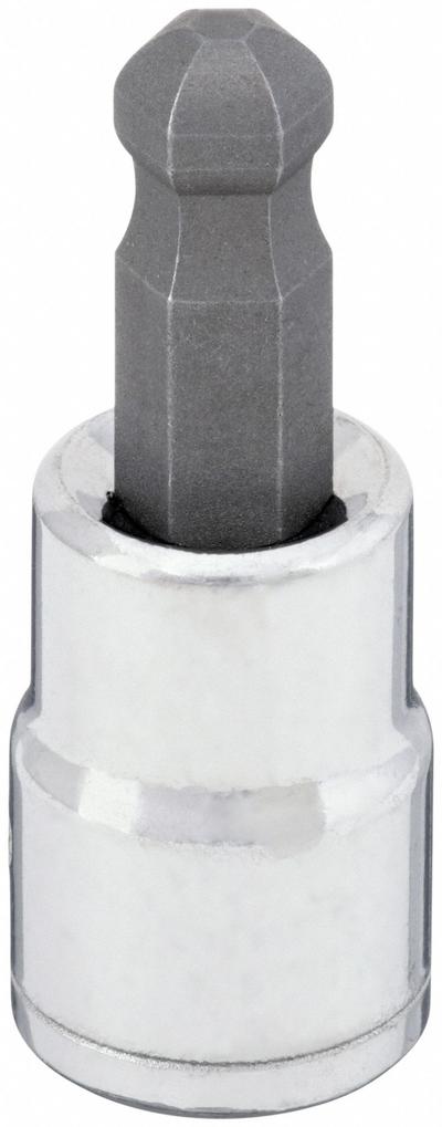 WESTWARD Socket Bit: 3/8 in Drive Size, Hex Tip, 7 mm Tip Size, 1 13/16 in Overall Lg - Ball-End Hex Bit Sockets