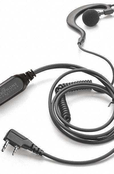 EARPHONE CONNECTION Earpiece: Fits Kenwood - Kenwood-Compatible Earpieces & Headsets