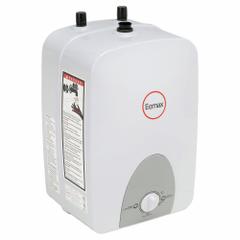EEMAX Mini Tank Water Heater: 120V AC, 2.6 gal, 1,440 W, Single Phase, 17 in Ht (MPN EMT2.5). Key specifications — Phase: Single; Brand: EEMAX.