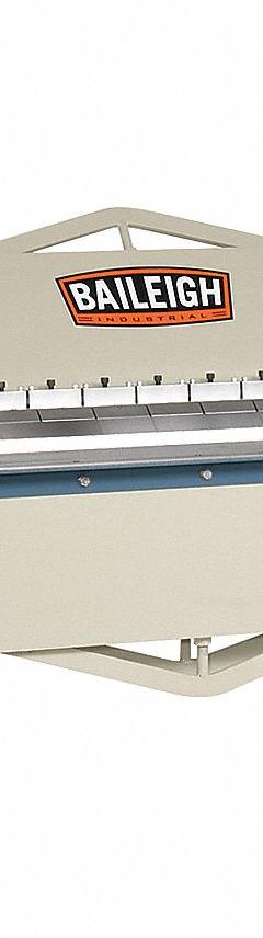 BAILEIGH INDUSTRIAL Sheet Metal Brake: Hand Lever : Top Edge Actuation + Finger, Angle Gauge (MPN BB-9612). Key specifications — attr67203: Top Edge; attr67184: BAILEIGH INDUSTRIAL; attr67188: BB-9612; attr67191: Hand Lever.